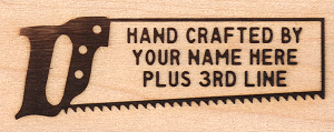  Custom Branding Iron with Personalized Signature 3/4 x 1-1/2  - Made in USA : Everything Else